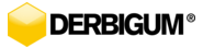 Debicum logo med gul sekskant og grøn tekst